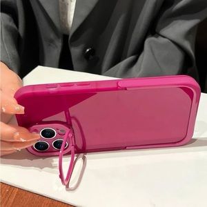Pink iPhone 12 Case With 2 Kickstands